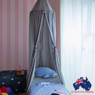 Baby Kid Bed Canopy Round Dome Tent Netting Curtain Insect Cot Mosquito Bedcover • $18.81