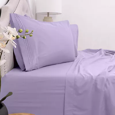 Sweet Home Collection 1800 Series Deep Pocket Microfiber 4 Piece Sheet Set • $27.99