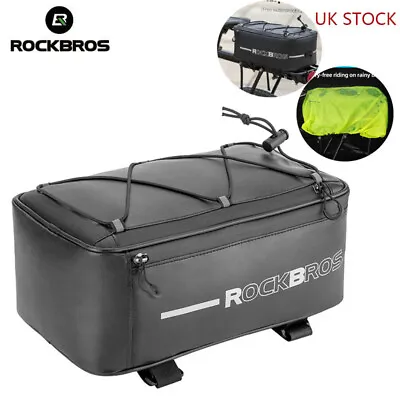 ROCKBROS Bicycle Rack Bag Travel Trunk Bag Seat Saddle Pannier Luggage Carrier • £6