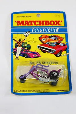 1971 Matchbox Superfast #38 Stingeroo Chopper Motorcycle Vintage England Lesney • $63.88