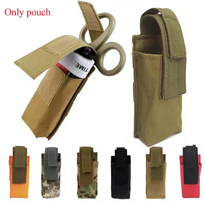 Tourniquet Scissor Bag Flashlight Holder Holster Molle Pouch Tactical Waist Pack • $7.99