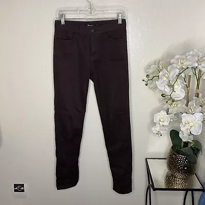 Alexander Wang Men’s Brown Lamb Leather Pocket Jeans Size 28  Pre-owned  • $89