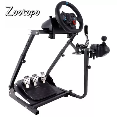 Zootopo Racing Wheel Stand With Double Gear Shifter Mount Fits Logitech G920 G29 • $159.99