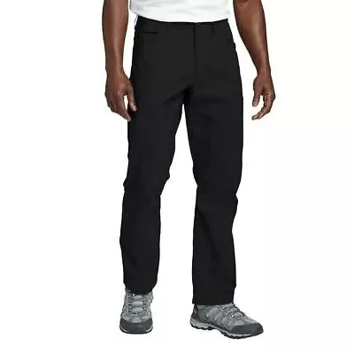 Eddie Bauer Men’s Tech Pants Lightweight Moisture Wicking Stretch Black • $28.50