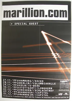 Marillion Concert Tour Poster 1999 Marillion Com • $29.95