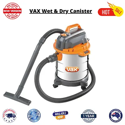 Portable Wet And Dry Vacuum Cleaner Blower Car Home Carpet Shop Vac VAX 20L New • $143.19