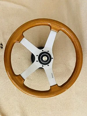 Mercedes Steering Wheel Wood SCHÖNI W124 W126 W123 W201 Madi In Italy KBA AMG • $580