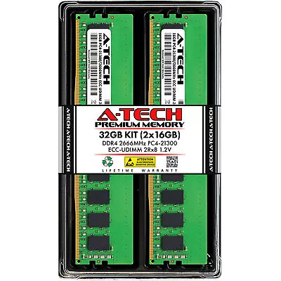 32GB 2x 16GB PC4-2666 ECC UDIMM Medion Erazer P3611 D P2A4-EM Memory RAM • $149.98