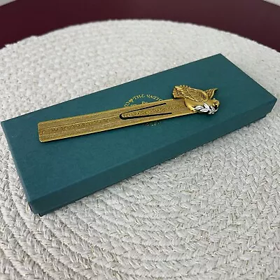 The Vatican Library Collection Gold Tone Bible Bookmark Dove With Branch • $14