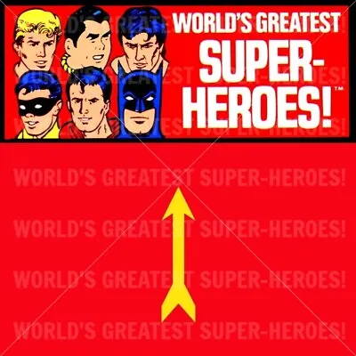 Mego Speedy Decal For World's Greatest Superheroes Teen Titans 7” Action Figure • $5.99