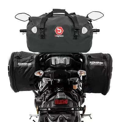 Saddlebag Set For Yamaha YBR 125 / Custom CX60 Tail Bag • £141.73