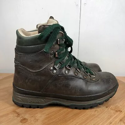 Raichle Hiking Boots Mens 6.5 M Vintage Leather Trail Walking Shoes Switzerland • $19.99