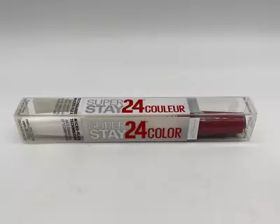 Maybelline SuperStay 24 Hr 2 Step Lip Color 310 Optic Ruby Anti-Transfer • $9.88