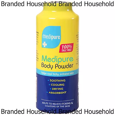 Medipure Body Powder Medicated 100% Talc Free Soothing Cooling Treatment 200g • £4.49