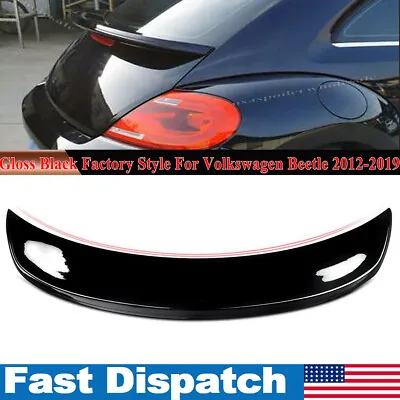 For 2012-2019 Volkswagen VW Beetle Glossy Black Rear Trunk Lip Spoiler Wing • $83.59