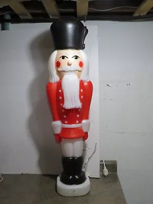 VTG HTF RARE TPI Canada 38  Christmas Red Coat Nutcracker Soldier Blow Mold • $79.99