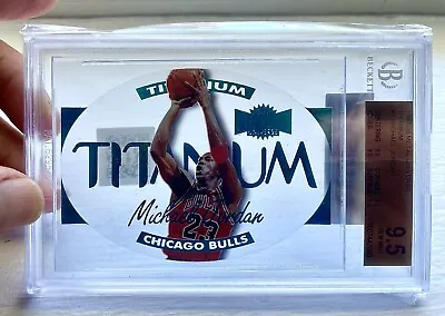 1997-98 Metal Universe Michael Jordan  Titanium Acetate Insert . Bgs 9.5  Clean • $4534.18