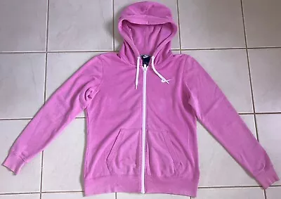 NIKE Ladies Stretch  Hoodie Jumper Top. Sz M 10-12. Pink • $10