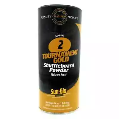 Sun-Glo #2 (Tournament Gold) Shuffleboard Powder Wax 16 Oz Can Single • $15.95