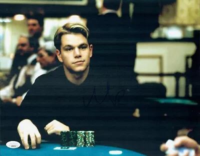 MATT DAMON Signed 11x14 ROUNDERS Photo Authentic Autograph JSA COA CERT • $125