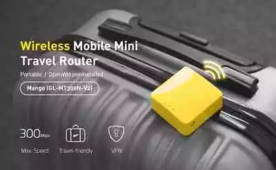 GL.iNet MT300N/V2 Mango Wireless Mini Portable VPN Travel Router Mobile Hotspot • $39.99