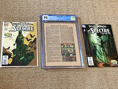 Showcase 60 PG OW/W Pages (1st SA App Of Spectre)- Origin More Fun 52 + #1 & #2 • $100.60