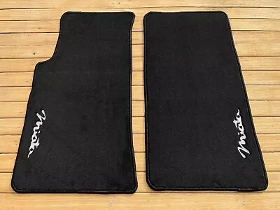 Fit For Mazda Miata MX5 NB Custom Velour Floor Mats Carpet Black 2pcs 1999-2005 • $139.99