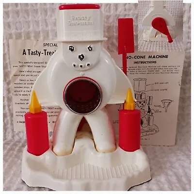 Vintage Hasbro Frosty Snowman SNO-CONE MAKER Machine #1 No Funnel  Box READ USA • $99.99