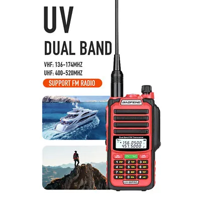 £42.99 • Buy UV-98PRO+ Dual-band Walkie Talkie VHF/UHF Ham Radio Long Range Transceiver
