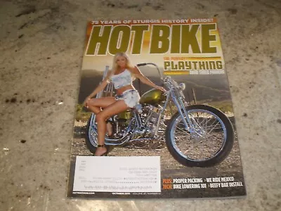 Hot Bike Ther Perfect Playting Magazine October 2015 • $8.99