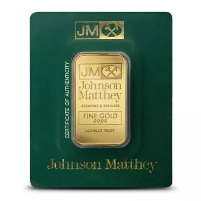 1 Oz Johnson Matthey Gold Bar (New) • $2489.31