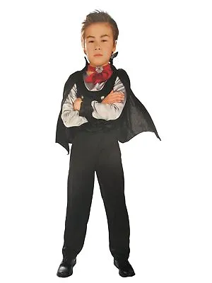 Boys Dark Lord Victor Vampire Halloween Costume With Cape • $29.99