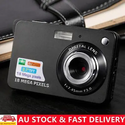 2.7  LCD Digital Camera Anti-Shake TFT HD 18MP 8x Zoom Camcorder Video Recorder • $40.99