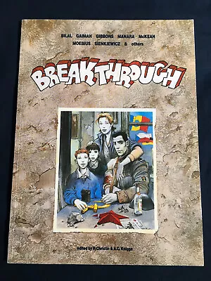 Breakthrough TPB 1990 Enki Bilal Neil Gaiman Milo Manara Dave McKean Catalan OOP • $13.50