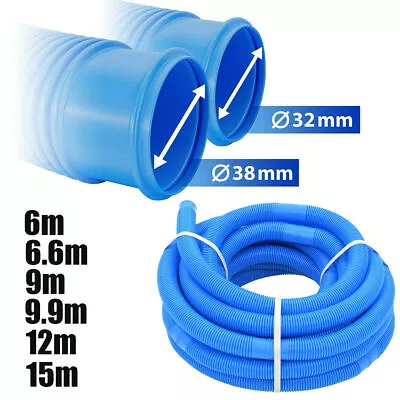 £34 • Buy Ø32/38 Mm Swimming Pool Vacuum Hose Pipe Flexible Filter Connection Tube Cleaner