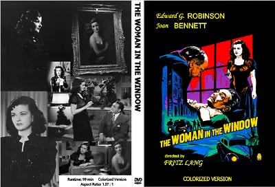 $24.95 • Buy THE WOMAN IN THE WINDOW (1945) COLORIZED VERSION Edward G. Robinson Joan Bennett