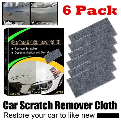 6Pack Boxed Nano Sparkle Cloth Car Scratch Repair Cloth Nano Magic Cloth For Car • $6.41