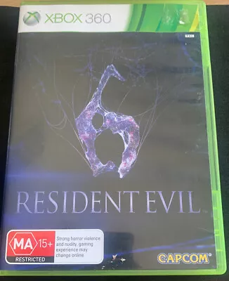 Resident Evil 6 - Microsoft Xbox 360 - PAL - 2 Discs - Complete With Manual • $9.90