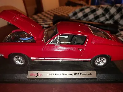 Maisto 1/18 1967 Ford Mustang Gta Fastback • $24.99