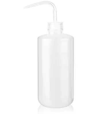 LDPE Economy Wash Bottle Narrow Mouth Squeeze Bottle Medical Lab Plastic • $9.94