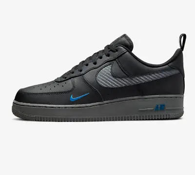 Nike Air Force 1 '07 Black Size 10 11.5 US Mens Athletic Shoes Sneakers • $208.99