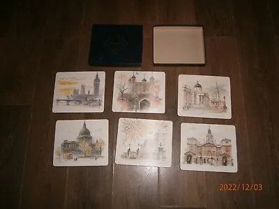 Lady Clare Vintage London Themed 6 Person Placemats  • £70
