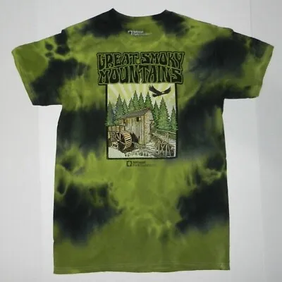 $14.39 • Buy National Park Foundation Great Smoky Mountains Park Tie Dye T Shirt New