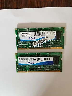 2GB (2x1GB) PC2 DDR2 Sodimm Laptop RAM Memory  • £3.99