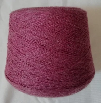 £30 • Buy 2-Ply Pure New Knitting Wool In Raspberry 1050g For Machine/Hand Knitting