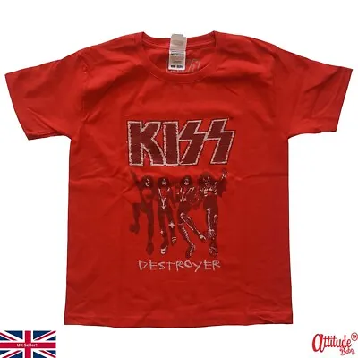 £13.95 • Buy Kiss Baby & Toddler T Shirt-Kiss T Shirt-Kiss Destroyer Official-Kids Rock Tees
