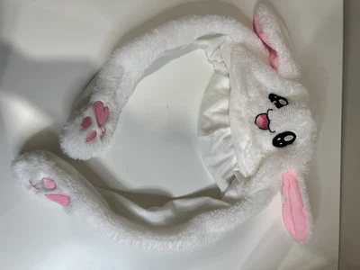 $0.99 • Buy Rabbit Hat Cute Ear Moving Jumping Funny Bunny Plush Cap For Women Girls Gift US