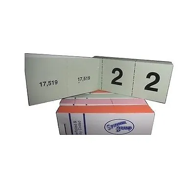 Raffle Cloakroom Tickets 100 Books Tombola DrawSpinner Brand Numbered Jumbo • £1.69