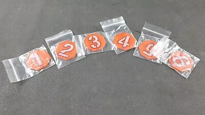 £3.75 • Buy COMPLETE SET! 6 X Kill Team WH 40K - Limited Edition - Acrylic Objective Markers