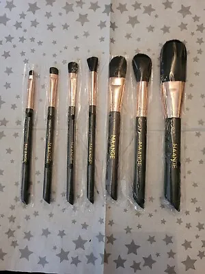 MAANGE Make-Up Brushes  In A Zip Up Pouch Set Of 7 Free Postage  • £5.80